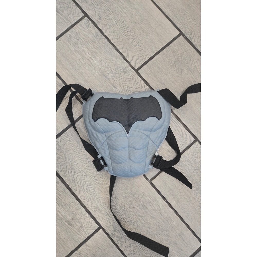 DC Comics Batman Kids Chest Plate Armor Costume Accessory Grey Black